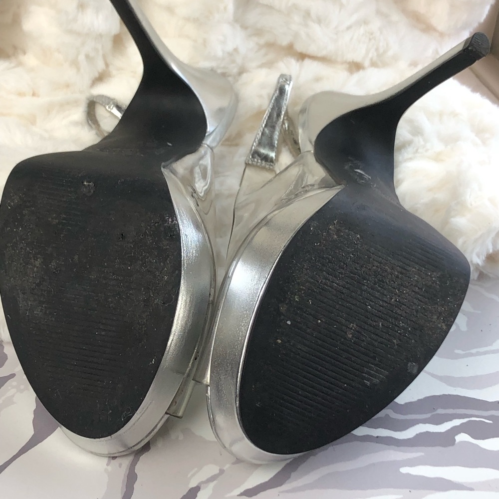 Silver heels
